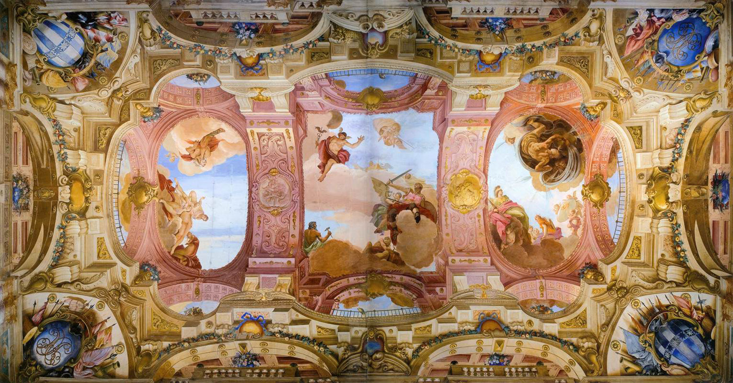 villa allegri ceiling decoration